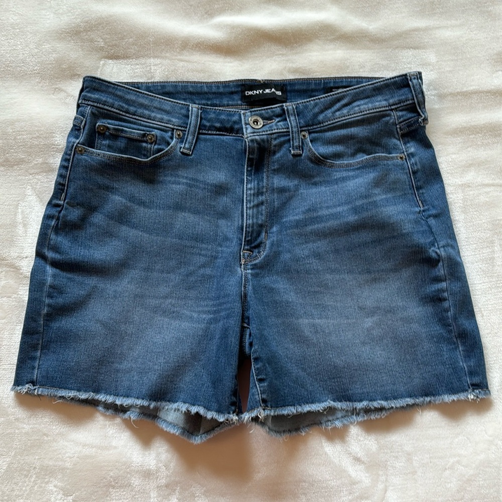 DKNY Blue Jean Perry Denim Shorts (Or $14.00 For Both DKNY JEANS shorts)
